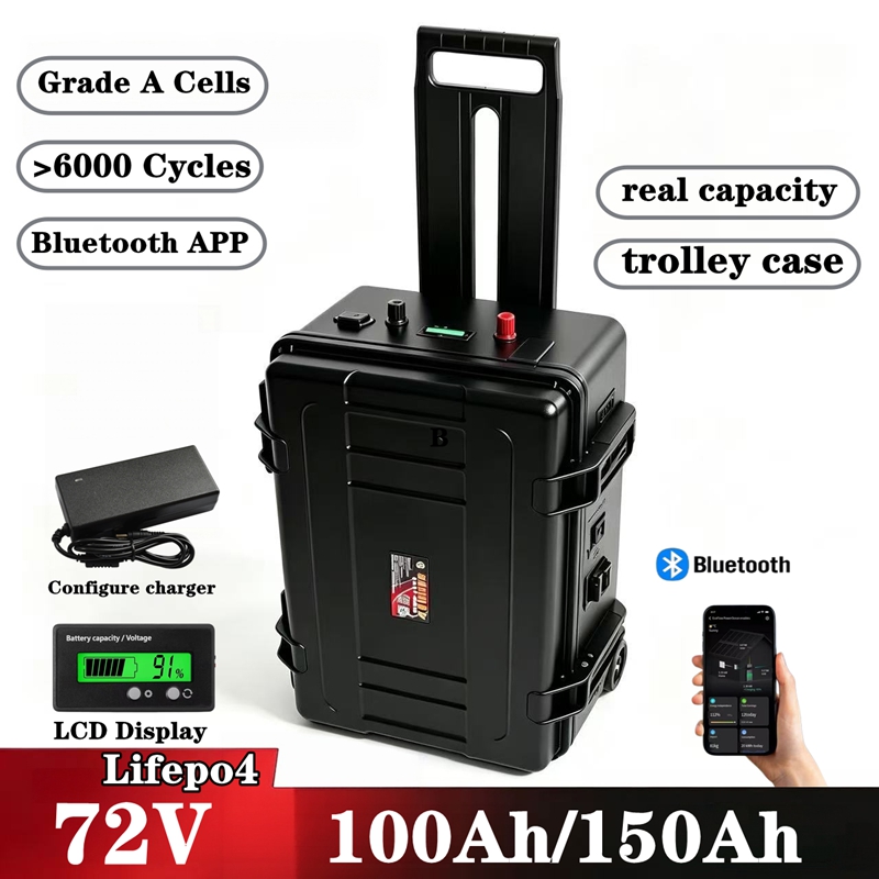 Bateria de lítio LiFePO4 72V 1 - Lifepo4 72V 100Ah Battery Pack Ev avaliação e preço